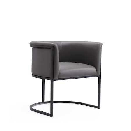 Manhattan Comfort Cosmopolitan Dining Chair in Pebble and Black DC044-PE